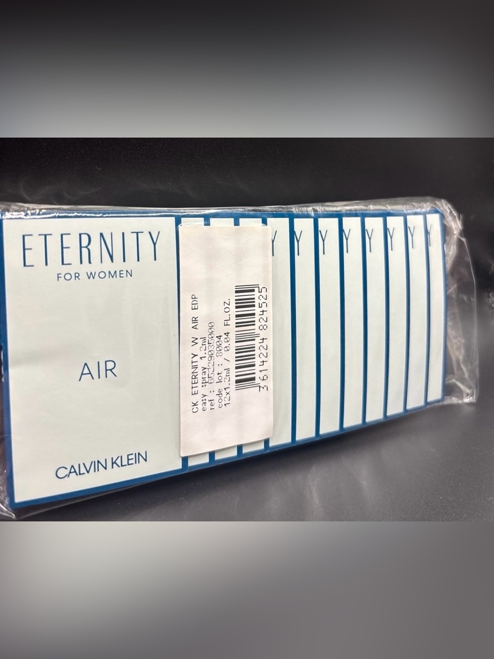 Calvin Klein x12 Eternity Air for woman samples